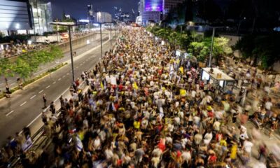 Thousands rally in Tel Aviv against Israel’s plan to take over Gaza