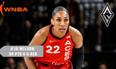 A’ja Wilson GOES OFF AGAIN 😤 Drops 34 PTS vs. Wings to lead Aces to 7th straight win