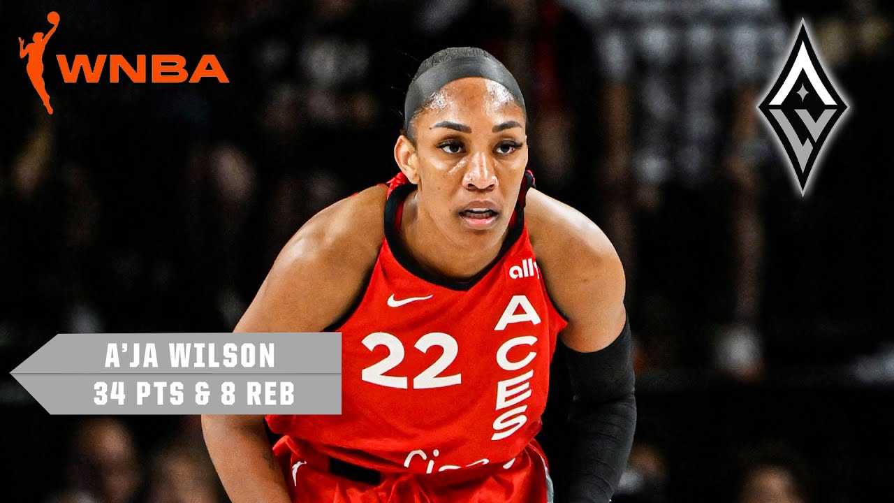 A’ja Wilson GOES OFF AGAIN 😤 Drops 34 PTS vs. Wings to lead Aces to 7th straight win A’ja Wilson GOES OFF AGAIN 😤 Drops 34 PTS vs. Wings to lead Aces to 7th straight win