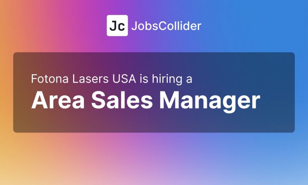 Area Sales Manager at Fotona Lasers USA – Worldwide