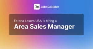 Area Sales Manager at Fotona Lasers USA - Worldwide