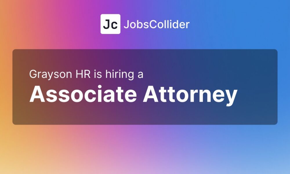 Associate Attorney at Grayson HR – Worldwide