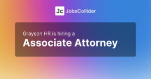 Associate Attorney at Grayson HR - Worldwide