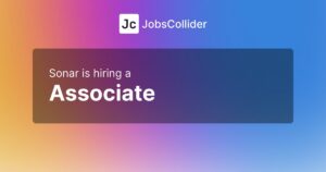 Associate at Sonar - United States