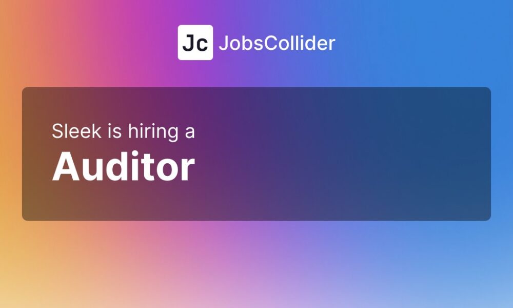 Auditor at Sleek – Philippines