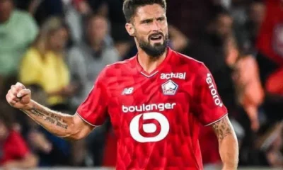 ‘Big brother’ Giroud strikes late to lift Lille past Monaco | The Express Tribune