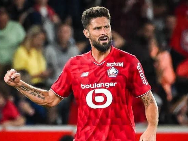 ‘Big brother’ Giroud strikes late to lift Lille past Monaco | The Express Tribune
