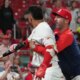 Cardinals’ Willson Contreras tosses bat at own coach as he erupts at umpire