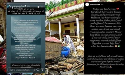 Celebrities, cricketers mourn flood devastation in northern Pakistan