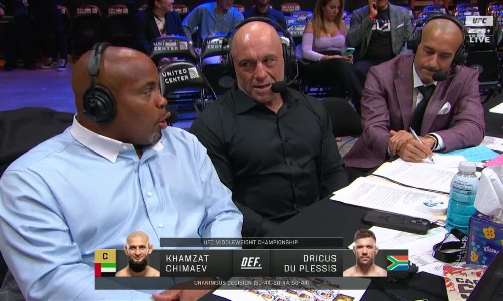 DC & Rogan react to Khamzat Chimaev’s win vs. Dricus Du Plessis at UFC 319