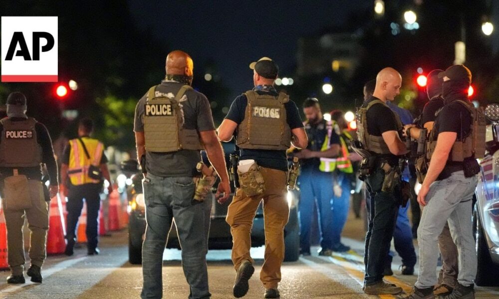 DC residents protest as White House says federal agents will be on patrol 24/7
