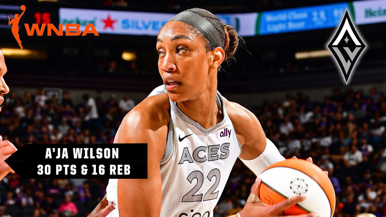 DOMINANCE CONTINUES 😤 A'ja Wilson drops 30 PTS & 16 REB for her 16th double-double 💪 DOMINANCE CONTINUES 😤 A'ja Wilson drops 30 PTS & 16 REB for her 16th double-double 💪