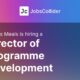 Director of Programme Development at Mary’s Meals – United Kingdom