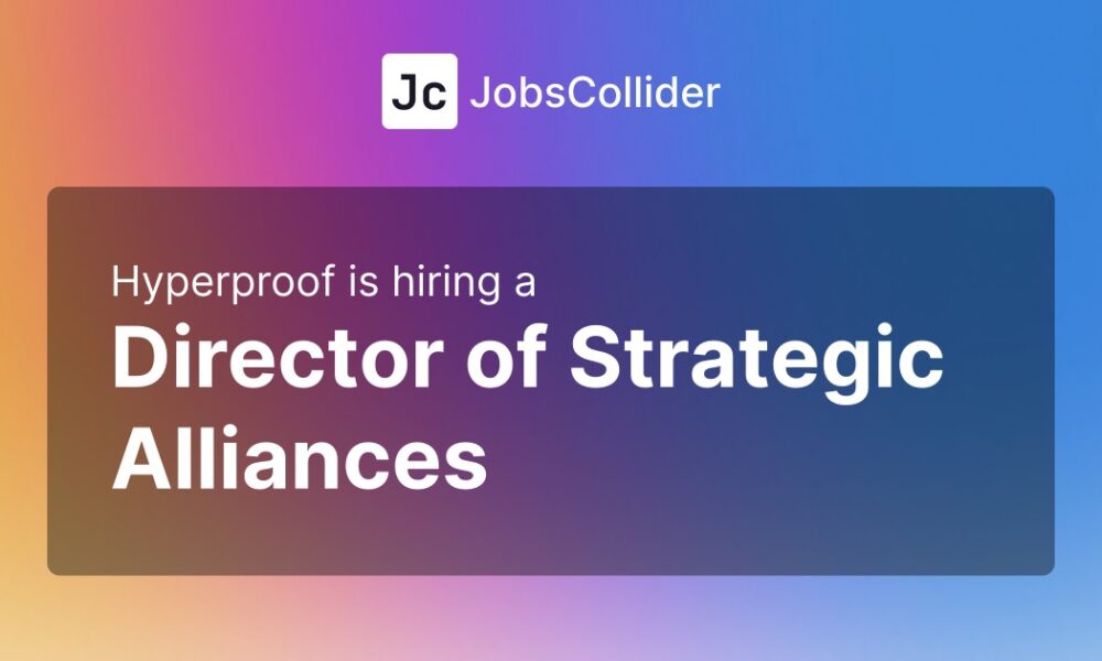 Director of Strategic Alliances at Hyperproof – United Kingdom