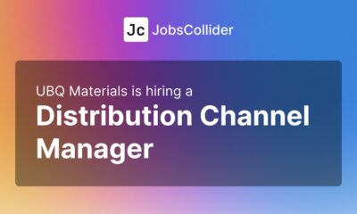 Distribution Channel Manager at UBQ Materials – Netherlands