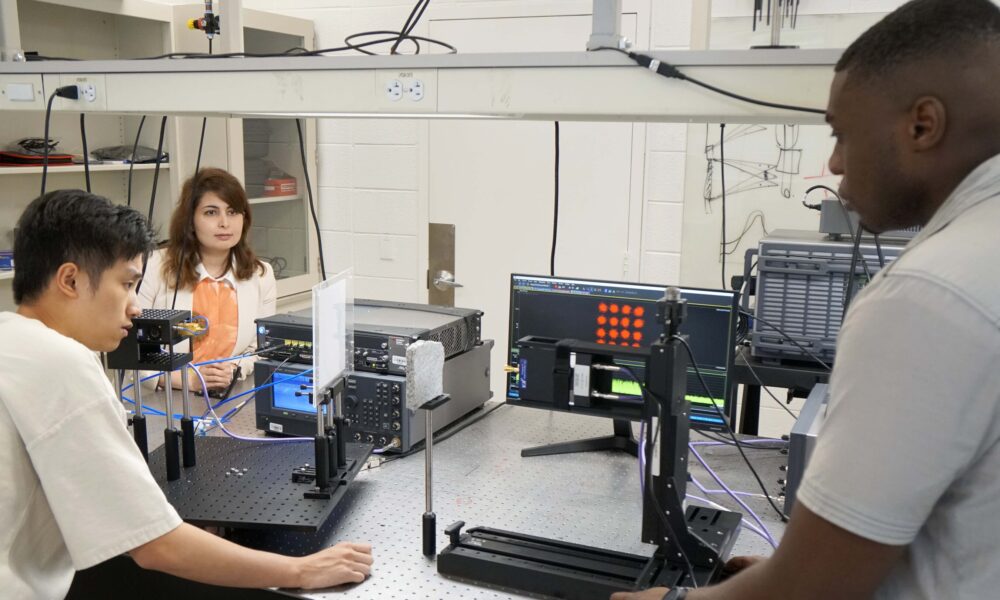 Engineers send a wireless curveball to deliver massive amounts of data