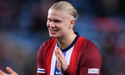 Haaland changes name on back of Norway shirt