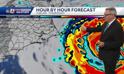 Hurricane Erin is expanding as it nears the North Carolina Coast