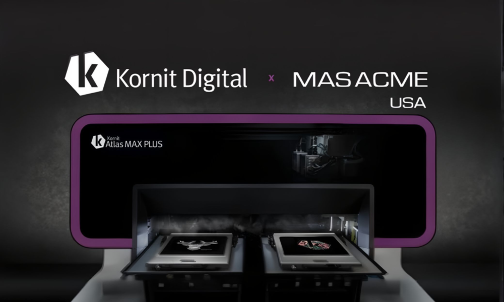 Kornit & MAS ACME partner for on-demand fashion in US