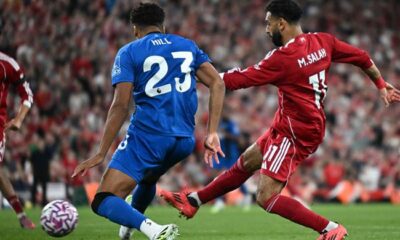Late goals from Salah and Chiesa help Liverpool beat Bournemouth 4-2