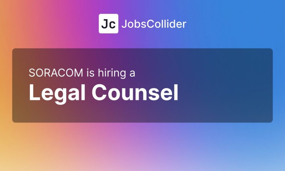 Legal Counsel at SORACOM – Japan
