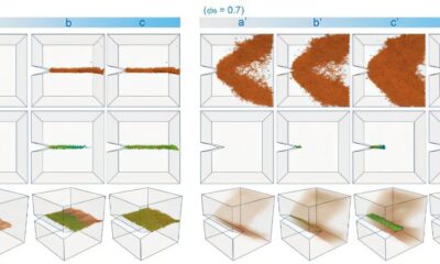 Minimal 3D model reveals fundamental mechanisms behind toughening of soft–hard composites