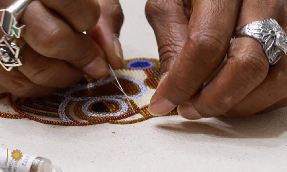 New Orleans artist and "beadmaster" Demond Melancon