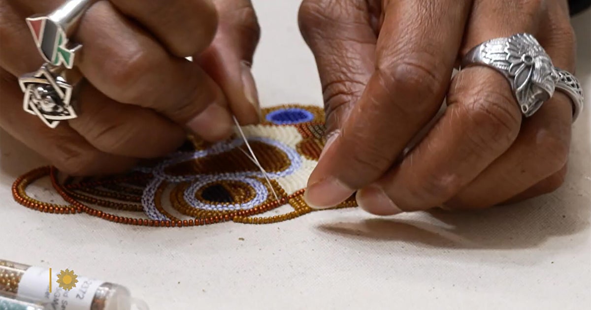 New Orleans artist and "beadmaster" Demond Melancon New Orleans artist and "beadmaster" Demond Melancon