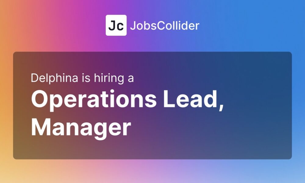 Operations Lead, Manager at Delphina – United States