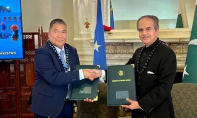 Pakistan, Micronesia formalise diplomatic relations at UN ceremony
