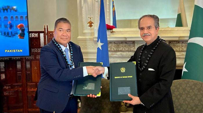 Pakistan, Micronesia formalise diplomatic relations at UN ceremony