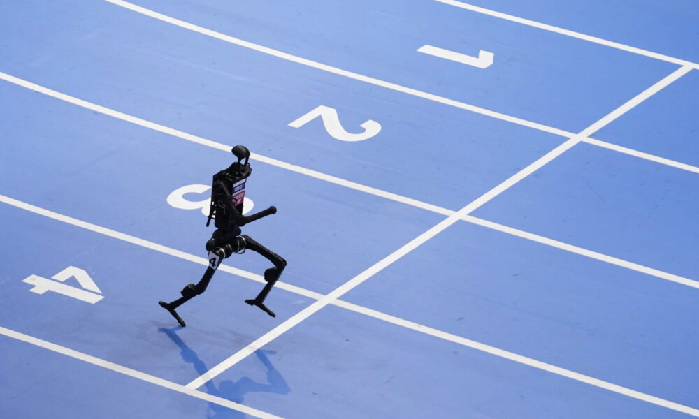 Photos of Beijing’s World Humanoid Robot Games show how a human touch is still needed