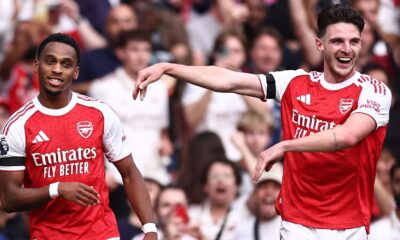 Premier League updates: Arsenal cruising vs. Leeds after Timber brace