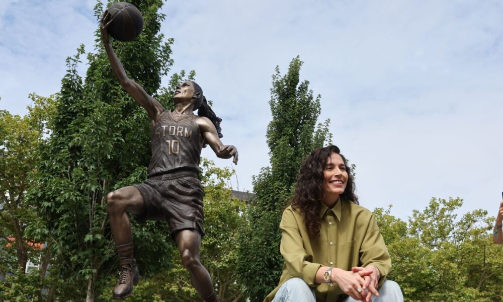 ‘Proud and honored’ Bird sees Storm unveil statue