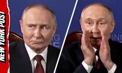 Putin Breaks From His Typical Stone-Faced Expression Moments Before Trump Meeting Begins