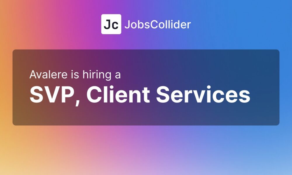 SVP, Client Services at Avalere – United States