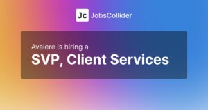 SVP, Client Services at Avalere - United States