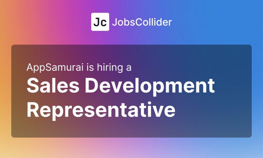 Sales Development Representative at AppSamurai – Turkey