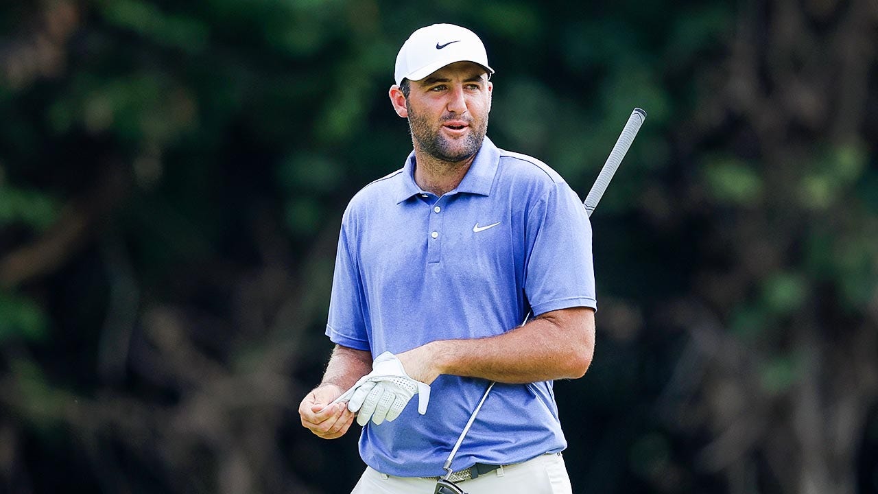 Scottie Scheffler holes miraculous chip shot from rough to seal BMW Championship victory at Caves Valley Scottie Scheffler holes miraculous chip shot from rough to seal BMW Championship victory at Caves Valley