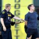 Security tackles baseball fan after he ran onto field, interrupting Astros-Orioles game
