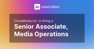 Senior Associate, Media Operations at CrossMedia Inc. - United States