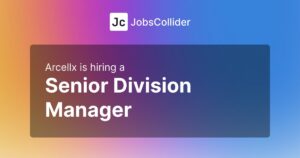 Senior Division Manager at Arcellx - Worldwide