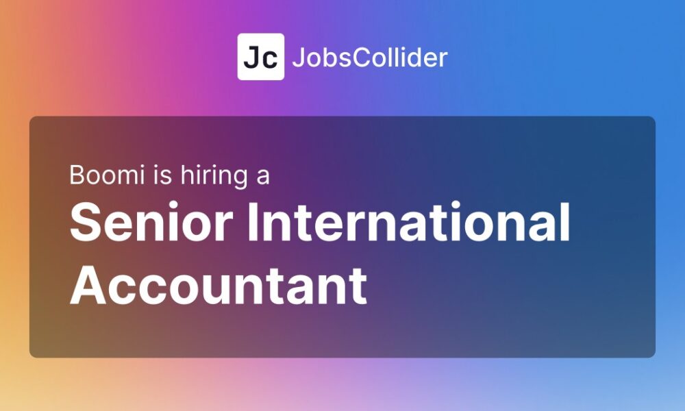 Senior International Accountant at Boomi – United Kingdom