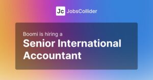 Senior International Accountant at Boomi - United Kingdom