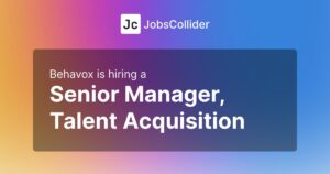 Senior Manager, Talent Acquisition at Behavox - Canada
