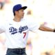 Son Heung-Min nails 1st pitch at Dodger Stadium