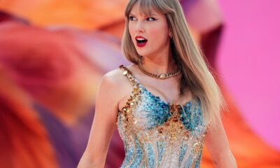 Taylor Swift joins Kelce brothers on “New Heights” podcast as she reveals upcoming album art