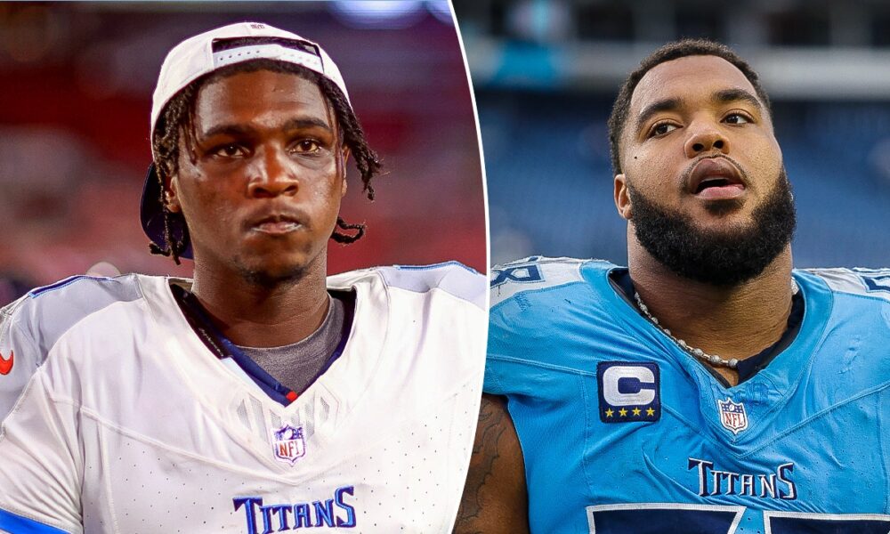 Titans’ Cam Ward sparks practice fight with Jeffery Simmons after mocking his signature celebration