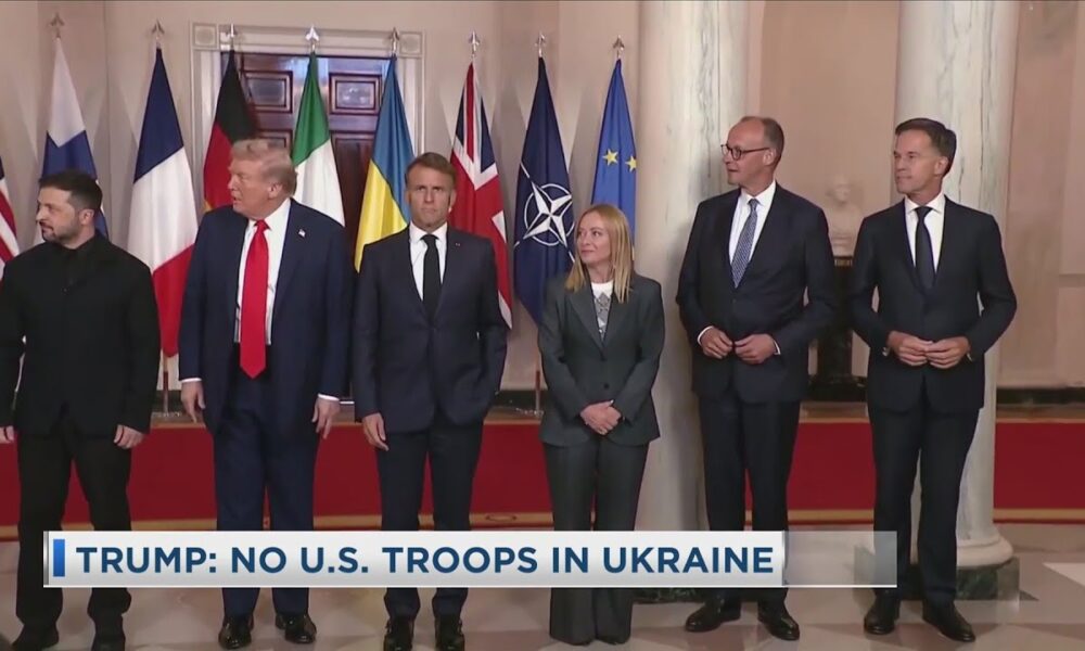 Trump: No U.S. Troops In Ukraine