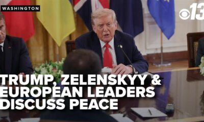 Trump, Zelenskyy, and European leaders meet at the White House for high stakes Ukraine peace talks